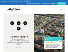 Tablet Screenshot of mcmathrealty.com